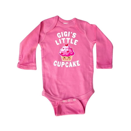 

Inktastic Gigis Little Cupcake Gift Baby Girl Long Sleeve Bodysuit