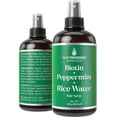 thumbnail image 1 of Spray para el crecimiento del cabello, maximizador del grosor del cabello, biotina, aceite de menta y agua de arroz, 1 of 6