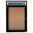 thumbnail image 7 of Aarco Products DCC4836RHB 36 in. W x 48 in. H Enclosed Aluminum Bulletin Board with Heater - Blue, 7 of 7