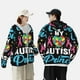thumbnail image 4 of Fotbe I Love My Autism Chaqueta con Protección Solar UPF 50+ para Hombre y Mujer, Camisa con Capucha y Bolsillos-Small, 4 of 7