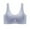 Gray, variant on Bigersell Seamless Bras for Women V-Neck Wire-Free Bra Support Women Wireless Padded Bras Full-Coverage Bra Style R-112 Basic Bra Strap Nylon Convertible Bra Everyday Bras Underwear Beige 5XL
