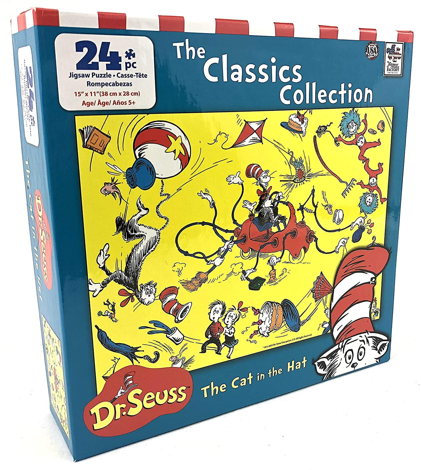 Seuss Set of 3 Dr 24 Pieces Jigsaw Puzzle 