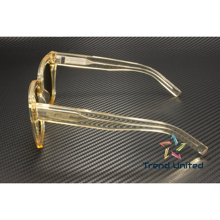 Saint Laurent SL507 005 Square Sunglasses – Transparent Yellow/Green Sunglasses Saint Laurent SL 507 - 005 Yellow / Green  main image 4