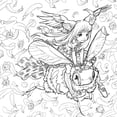 thumbnail image 3 of Pop Manga Flights of Fancy Coloring Book, 80 pages (Paperback), 3 of 5
