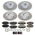 thumbnail image 2 of PowerStop Front and Rear Semi-Coated Rotor and Low-Dust Ceramic Brake Pad Kit SC6970, 2 of 3
