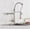 BRUSH XINPENTOU, variant on Blackend Spring Kitchen Faucet Pull Out Side Sprayer Dual Spout Single Handle Mixer Tap Sink Faucet 360 Rotation Kitchen Faucets