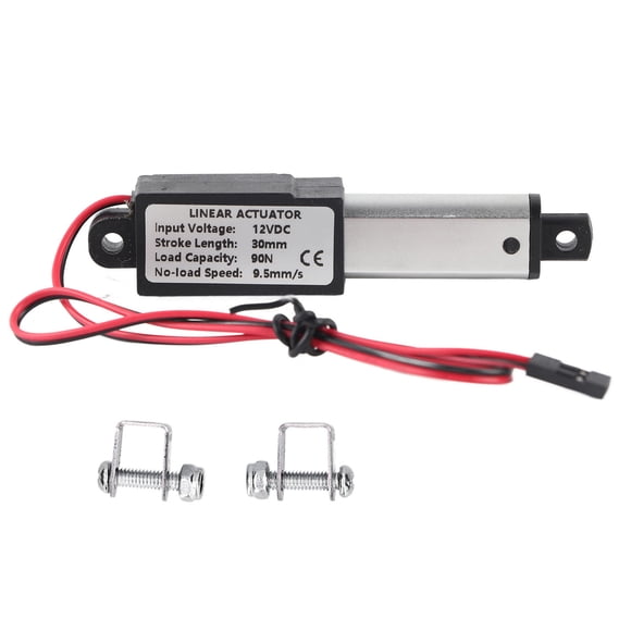 Linear Actuator, Electric Linear Actuator Mini Aluminium Alloy Micro Low Noise Waterproof  For Robot For Window Opener For Home Automation Force 90N Speed 9.5mm/s