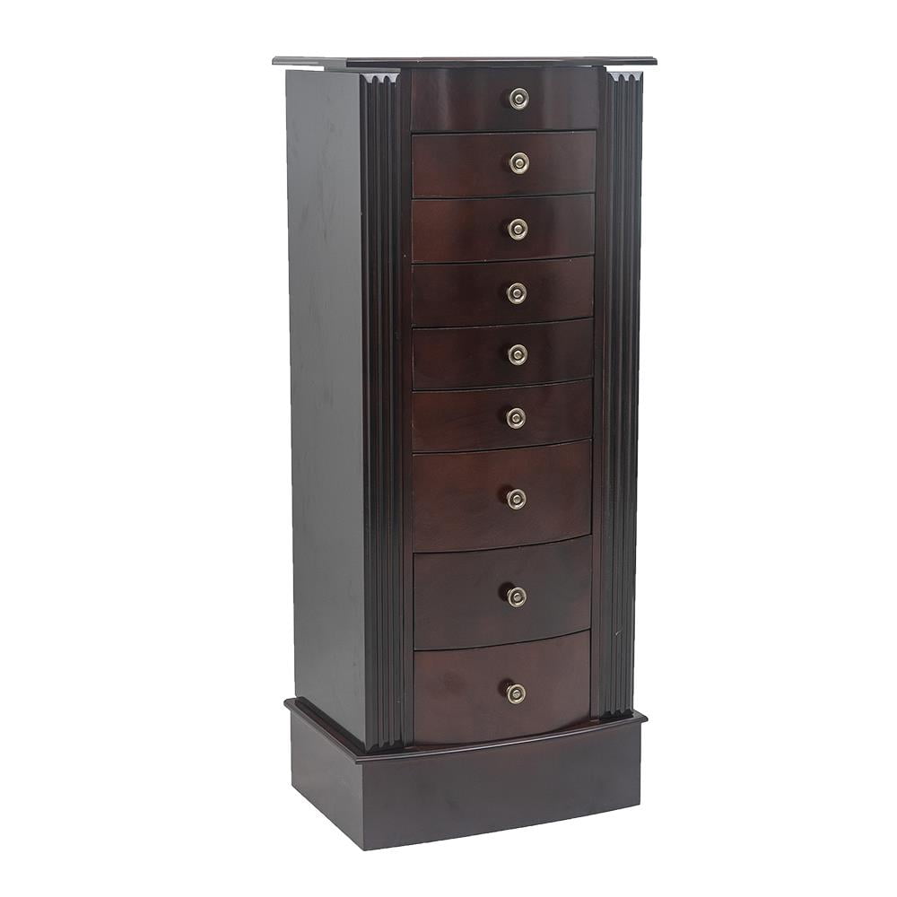 UBesGoo 7 Drawers Jewelry with Mirror Jewellery Box Organizer