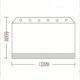 thumbnail image 2 of 12pcs A5 A6 A7 Size Binder Pockets 6 Holes Budget Cash Envelopes For Budgeting, Clear Zipper Folders, 2 of 5