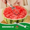 thumbnail image 6 of YYKihy 2 In 1 Stainless Steel Fruit Cutter 2024 Upgraded Kitchen Gadget Watermelon Fork Slicer Cutter Slicer Tool Head Fruit Forks Slicer Watermelon Cutter Fork Fruit Forks S, 6 of 7