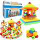 thumbnail image 1 of Juego de caja de regalo de bloques de construcción de plástico de partículas grandes ensamblados creativos para niños, juguetes educativos de educación temprana intelectual ensamblados., 1 of 5