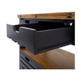 thumbnail image 3 of French Country Kitchen Island with Butcher Block Top & Fold-Out Table, 3 of 8