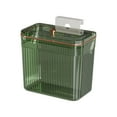 thumbnail image 7 of 7/9L Hanging Trash Can with Lid Clear Modern Large Capacity Wall Cabinet Door Under Sink Mount Waste Rubbish Garbage Storage Bin Kitchen Supplies, 7 of 7