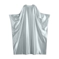 thumbnail image 4 of Dresses for Women Ramadan Satin Prayer Dress Batwing Long Sleeve Middle East Arabian Muslim Abaya Dresses/Grey/M, 4 of 4