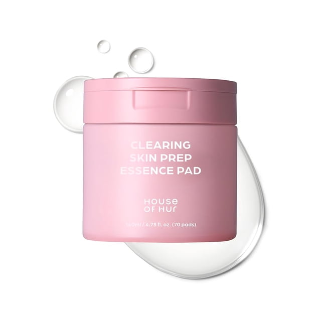 Pads de esencia preparadores para limpiar la piel House of Hur 140 ml