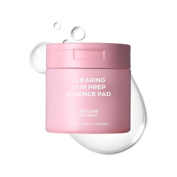 Pads de esencia preparadores para limpiar la piel House of Hur 140 ml
