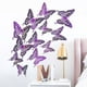 thumbnail image 5 of Pegatinas de pared Yuarrent decorativas mariposas simuladas coloridas, 5 of 6
