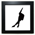 thumbnail image 1 of Black Sport Roller Skating Outline Black Square Frame Picture Wall Tabletop, 1 of 3