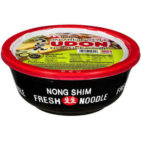 Nongshim Fresh Udon Bowl, 9.73 Oz, 6 Ct