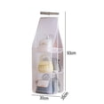 thumbnail image 2 of Hanging Handbag Purse Organizer,Over The Door Transparent Hanging Storage Mesh Bag with 6 Pockets, 2 of 6