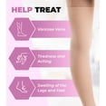 thumbnail image 3 of ITA-MED Unisex Microfiber Thigh High Graduated Compression Stockings (25-35 mmHg): H-306, 3 of 7