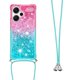 thumbnail image 3 of Funda para Xiaomi Redmi Note 13 Pro Plus 5G Brillantina Líquida Divertida Reluciente y con Cristales en Movimiento Cuerpo Cruzado con Cordón Ajustable, 3 of 5