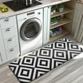 thumbnail image 3 of Black White Checkerboard Checkered Pattern Kitchen Rug Mat,Kitchen Runner Rugs Non Skid Washable,Decorative Kitchen Floor Mats for Kitchen,Sink,Laundry,17"x47.2", 3 of 7