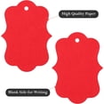 thumbnail image 3 of joycraft 100 Pcs Étiquettes Cadeaux Rouges Vierges, Étiquettes en Papier Kraft, Petites Étiquettes Cadeaux avec Ficelle, Étiquettes Réinscriptibles pour Emballage Cadeau, Mariage, Anniversaires, Vacances, Cadeaux de Fête et Baby Shower (2.75"x1.97 Pouces), 3 of 7