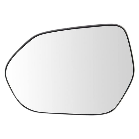 TRQ Exterior Side View Door Mirror Glass Without BSD US Built LH for Camry MGA04037 Fits select: 2018-2021 TOYOTA CAMRY
