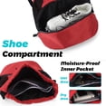thumbnail image 5 of Bocaoying Sports Drawstring Backpack, Waterproof Gym Backpack, Swim Bag with Shoes Compartment, Pull String Sport Bag for Soccer and Basketball, 5 of 7