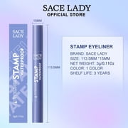 SACE LADY Waterproof Stamp Eyeliner Makeup Black Smudge-proof Pigmented Winged Liquid Eye Liner Pen
