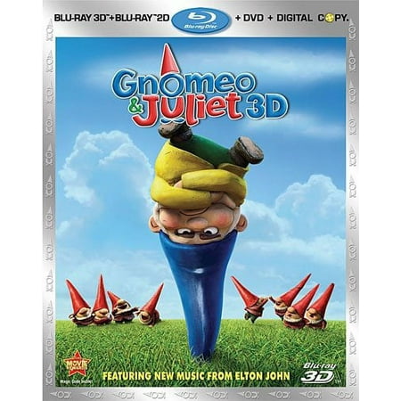 Gnomeo & Juliet 3D [3 Discs] [Includes Digital Copy] [3D] [Blu-ray/DVD] [Blu-ray/Blu-ray 3D/DVD] [2011]