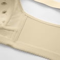 thumbnail image 4 of LLYWEY No Show Bras for Women Cotton Wireless Bras Women Ladies Wire-Free Bra Style-1372 Women's Plus Push-Up Bra Feature Adult Female Yoga Sports Bras Beige 44B, 4 of 5