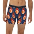thumbnail image 2 of Men'S Boxer Briefs, American Football Fire Flames Soft And Breathable Mens Underwear Boxer Briefs With Widen Waist, 2 of 2