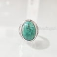 thumbnail image 2 of Nishapur Tibetan Turquoise Ring, Silver Jewelry, 925 Silver Ring, Fathers Day, Natural Turquoise, December Birthstone Ring, Heavy Mens Ring, Spiritual Healing Gemstone, Christmas, Signet Mens Ring, 2 of 8