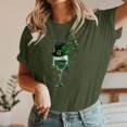 thumbnail image 4 of VgaVtl Womens Plus Size Tee Shirts St. Paddy's Day Short Sleeve Cotton Tops for Women Comfy Regular Daily Graphic Tops,Green L, 4 of 5