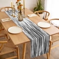 thumbnail image 3 of Black Grey Vintage Table Runner 70 Inches Long Farmhouse Dress Scarves, Retro Abstract Art Dining Tablerunner for Coffee Table/Kitchen Island/Party Décor, 13" x 70", 3 of 8
