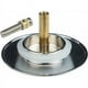 thumbnail image 5 of Tapón de protección para bañera, tapón de desagüe de lavabo universal de fácil limpieza para reemplazo de bañera de baño, silicona de latón endurecido cromado, sello doble para protección de junta de, 5 of 5