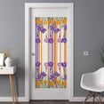 thumbnail image 2 of Purple Spring Floral Window Privacy Film, Thin Line Farmhouse Modern Abstract Art Static Cling UV Sun Blocking Tint Film Heat Control Windows Films for Bedroom Bathroom, Window Stickers 35.4"x78.7", 2 of 7