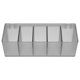 thumbnail image 3 of Detachable Makeup Organizer 5 Compartments For Cosmetic Storage And Jewelry Display In Clear Acrylic Design Perfect For Bathroom And Vanity Use 1Pcs, 3 of 5