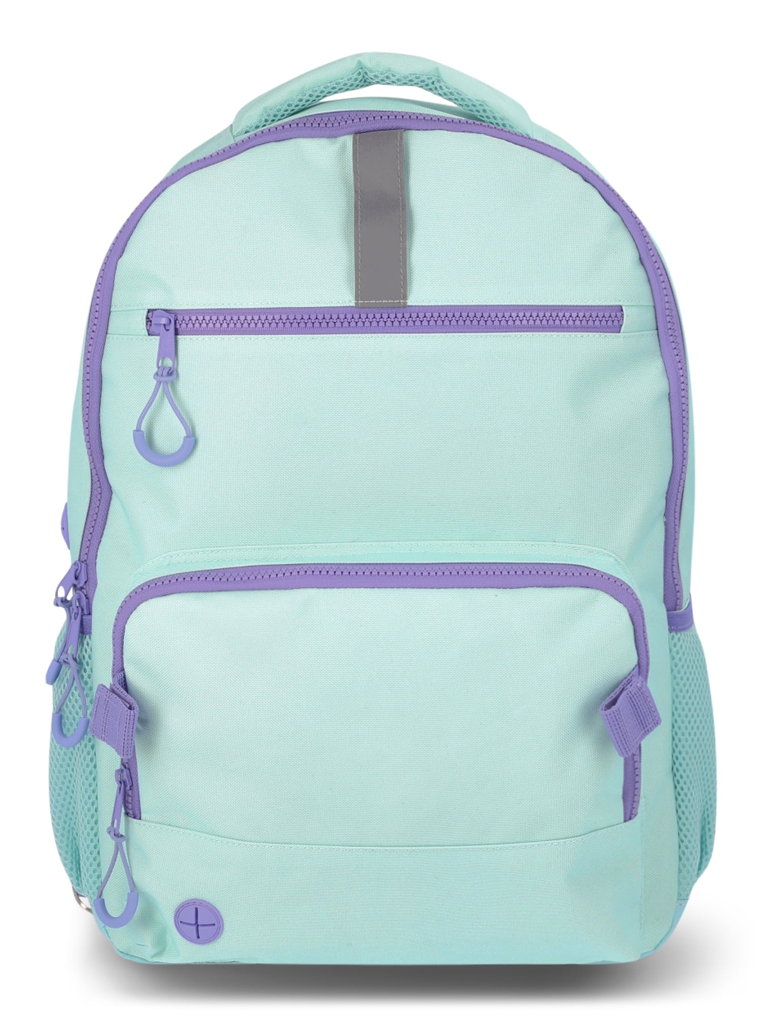 Wonder Nation Girls Sensory 17" Backpack with Lunch, Dazzling Rainbow