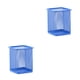 thumbnail image 3 of Portalápices de malla de metal Monstrate Cuadrado/Azul 2Conjunto, 3 of 6