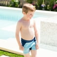 thumbnail image 4 of Splash Jammer Duo Leak Proof Toddler Swim Diaper Shorts, Blue/Navy 3-4 Years, 4 of 5