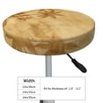 thumbnail image 4 of Balery Retro Palm Tree Velvet Round Bar Chair Cushion Cover Adjustable, Protects From Scratches And Stains, Soft & Washable Ideal For Wooden And Metal Stools - 14 Inch, 4 of 7