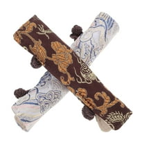 Raindrops 2pcs Tea Kettle Handle Covers Vintage Cloth Teapot Hot Handle Covers Sleeve Insulated Teapot Cozy Kettle Covers Mitt Kettle Handle Protectors