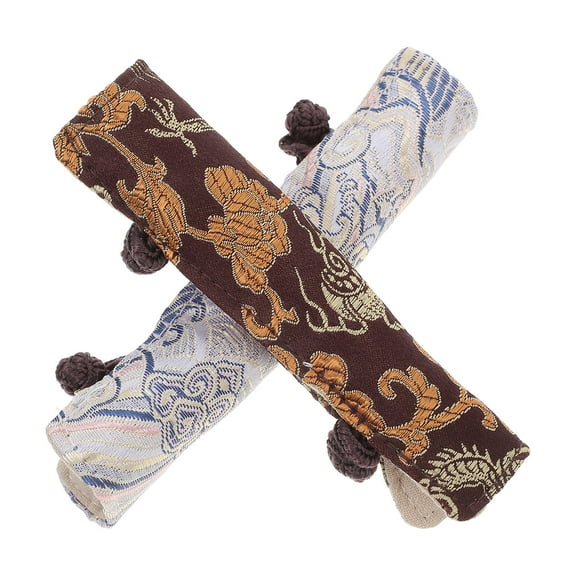 Raindrops 2pcs Tea Kettle Handle Covers Vintage Cloth Teapot Hot Handle Covers Sleeve Insulated Teapot Cozy Kettle Covers Mitt Kettle Handle Protectors