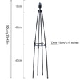 thumbnail image 3 of JHyouerji Vine Plant Trellis for Climbing Plants,Black DIY Adjustable Height Planting Basket Support Frame for Outdoor Indoor Vines Vegetable Fruits Flowers, 3 of 6