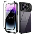 thumbnail image 2 of Elegant Choise for iPhone 14 Plus Case with Slide Camera Lens Full Coverage Hybrid Hard Phone Cover, Black, 2 of 4