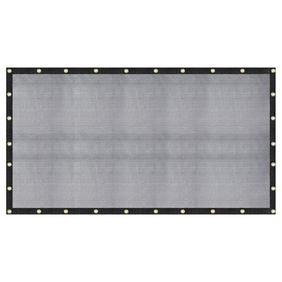 Tarp WindscreenSupplyCo, 3,7 x 4,9 m, malla negra resistente
