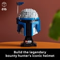 thumbnail image 4 of LEGO Star Wars Jango Fett Helmet - DIY Model Kit For Adults 18+ - Collectible Building Set - Room Decor Idea For Attack of the Clones Fans - Unique Gift Idea for Men and Women - 75408, 4 of 10
